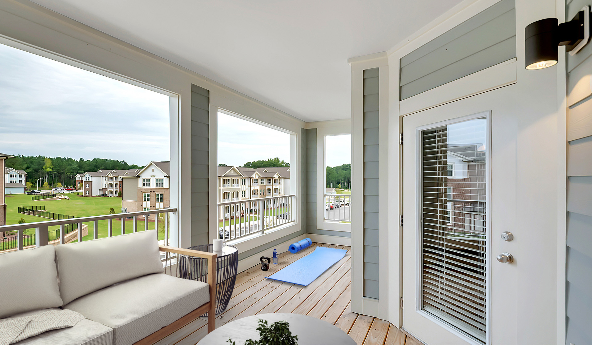 Olde Towne Residences - Raleigh, NC - Deck with View